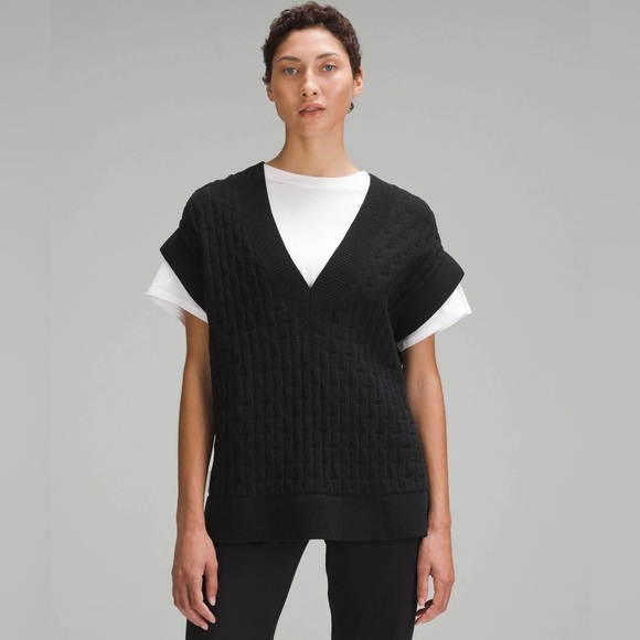 lululemon athletica Sweaters - **NWT** lululemon Cable-Knit Relaxed-Fit Sweater Vest